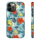 Hawaiian Flowers-Phone Case-iPhone 12 Pro Max-Glossy-Movvy