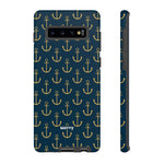 Gold Anchors-Phone Case-Samsung Galaxy S10 Plus-Glossy-Movvy