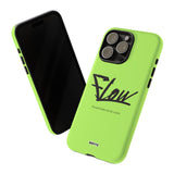 FLOW (Lime)-Phone Case-iPhone 15 Pro Max-Glossy-Movvy