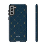 Anchor Quilt-Phone Case-Samsung Galaxy S21 Plus-Matte-Movvy
