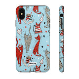 Cats and Lattes-Phone Case-iPhone XS MAX-Glossy-Movvy