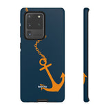 Orange Chained Anchor-Phone Case-Samsung Galaxy S20 Ultra-Matte-Movvy