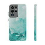 Aquamarine Watercolor-Phone Case-Samsung Galaxy S21 Ultra-Matte-Movvy