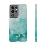 Aquamarine Watercolor-Phone Case-Samsung Galaxy S21 Ultra-Matte-Movvy