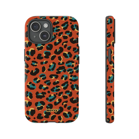Ruby Leopard-Phone Case-iPhone 15-Glossy-Movvy