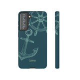 Wheel and Anchor-Phone Case-Samsung Galaxy S21 FE-Matte-Movvy