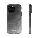 Grayscale Brushstrokes-Phone Case-iPhone 14 Pro Max-Matte-Movvy