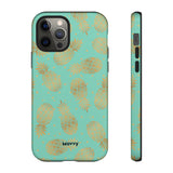 Caribbean Pineapple-Phone Case-iPhone 12 Pro-Glossy-Movvy
