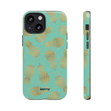 Caribbean Pineapple-Phone Case-iPhone 13 Mini-Glossy-Movvy