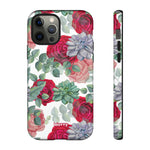 Succulent Roses-Phone Case-iPhone 12 Pro-Matte-Movvy