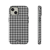 Houndstooth-Phone Case-iPhone 14-Glossy-Movvy