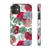 Succulent Roses-Phone Case-iPhone 11-Matte-Movvy