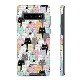 Cat Lady-Phone Case-Samsung Galaxy S10 Plus-Glossy-Movvy