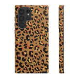Tanned Leopard-Phone Case-Samsung Galaxy S22 Ultra-Matte-Movvy