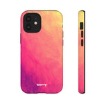 Sunset Brushstrokes-Phone Case-iPhone 12 Mini-Matte-Movvy
