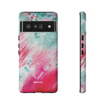 Aquaberry Brushstrokes-Phone Case-Google Pixel 6 Pro-Matte-Movvy