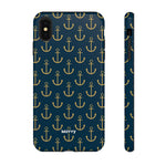 Gold Anchors-Phone Case-iPhone XS MAX-Glossy-Movvy
