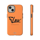 FLOW (Orange)-Phone Case-iPhone 14-Glossy-Movvy