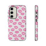 Pink Lips-Phone Case-Samsung Galaxy S23-Glossy-Movvy