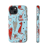 Cats and Lattes-Phone Case-iPhone 14 Plus-Glossy-Movvy