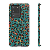 Turquoise Leopard-Phone Case-Samsung Galaxy S20 Ultra-Glossy-Movvy