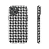 Houndstooth-Phone Case-iPhone 15 Plus-Matte-Movvy