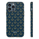 Gold Anchors-Phone Case-iPhone 13 Pro Max-Matte-Movvy