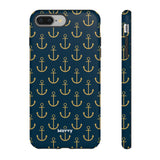 Gold Anchors-Phone Case-iPhone 8 Plus-Matte-Movvy
