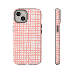 Seaside Plaid-Phone Case-iPhone 14-Matte-Movvy