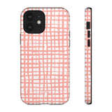 Seaside Plaid-Phone Case-iPhone 12-Matte-Movvy