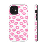 Pink Lips-Phone Case-iPhone 12 Mini-Matte-Movvy