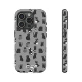 Black Cat-Phone Case-iPhone 15 Pro-Matte-Movvy