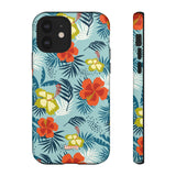 Hawaiian Flowers-Phone Case-iPhone 12-Glossy-Movvy