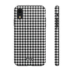 Houndstooth-Phone Case-iPhone XR-Glossy-Movvy