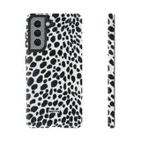 Spotted (Black)-Phone Case-Samsung Galaxy S21-Matte-Movvy