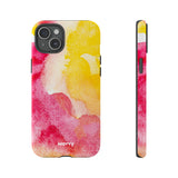 Sunset Watercolor-Phone Case-iPhone 15 Plus-Glossy-Movvy