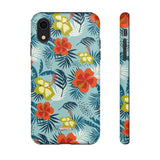 Hawaiian Flowers-Phone Case-iPhone XR-Matte-Movvy