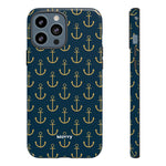 Gold Anchors-Phone Case-iPhone 13 Pro Max-Glossy-Movvy