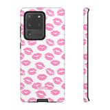 Pink Lips-Phone Case-Samsung Galaxy S20 Ultra-Matte-Movvy