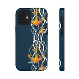 Anchored-Phone Case-iPhone 12 Mini-Glossy-Movvy