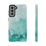Aquamarine Watercolor-Phone Case-Samsung Galaxy S21-Matte-Movvy