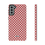 Gingham-Phone Case-Samsung Galaxy S21 Plus-Matte-Movvy