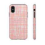 Seaside Plaid-Phone Case-iPhone XS-Matte-Movvy