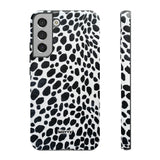 Spotted (Black)-Phone Case-Samsung Galaxy S22 Plus-Glossy-Movvy