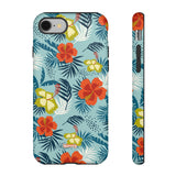 Hawaiian Flowers-Phone Case-iPhone 8-Matte-Movvy