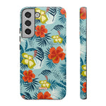 Hawaiian Flowers-Phone Case-Samsung Galaxy S22 Plus-Matte-Movvy