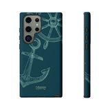 Wheel and Anchor-Phone Case-Samsung Galaxy S23 Ultra-Matte-Movvy