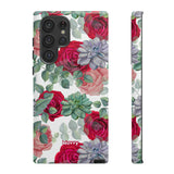 Succulent Roses-Phone Case-Samsung Galaxy S22 Ultra-Glossy-Movvy