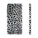 Spotted (Black)-Phone Case-Samsung Galaxy S21-Glossy-Movvy