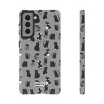 Black Cat-Phone Case-Samsung Galaxy S21-Matte-Movvy